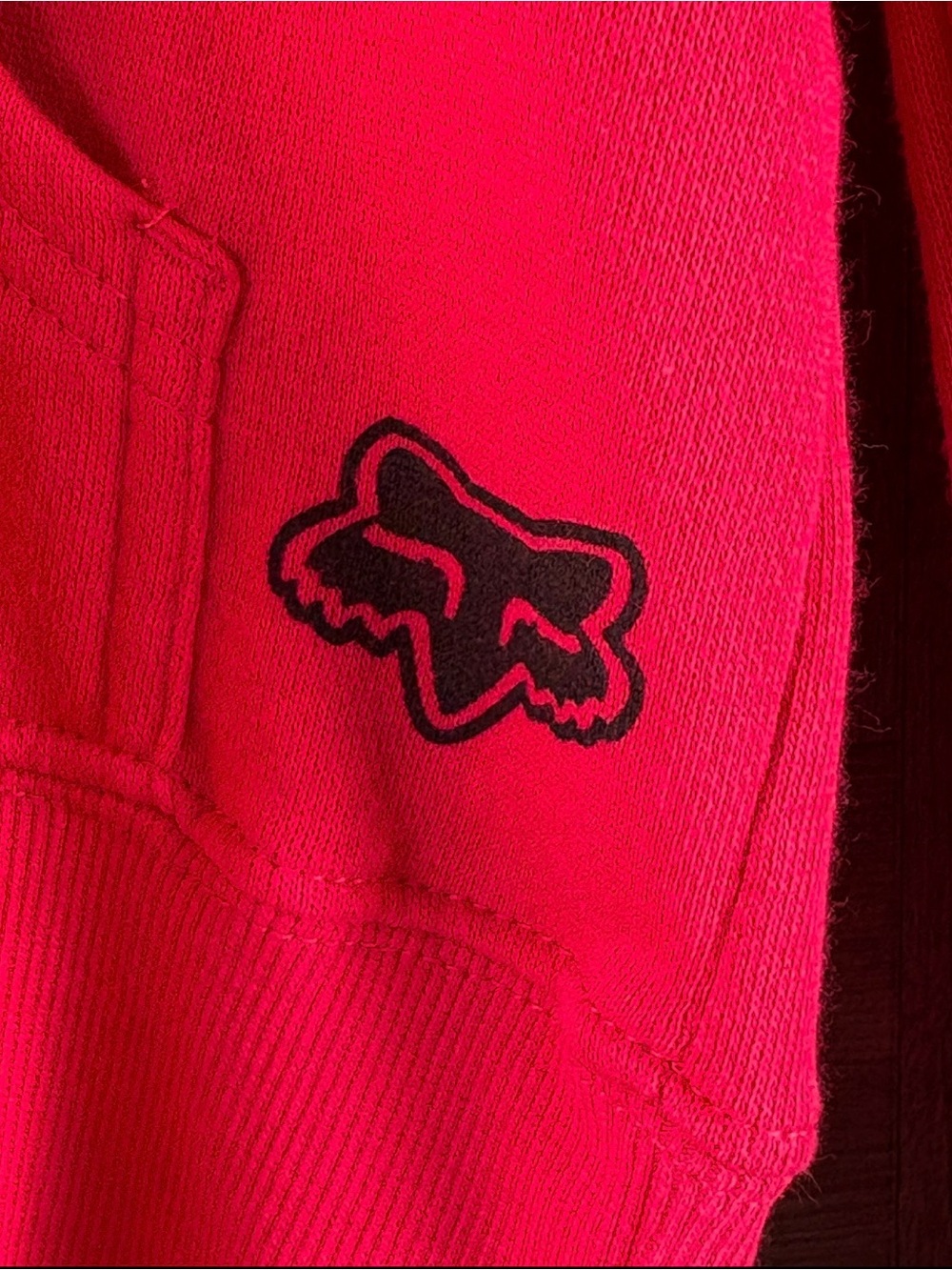 Fox Racing Women’s Vintage Y2K Hot Pink Zip-up Soft Faux-fur Lined Hood Retro - Picture 11 of 13